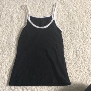 Black tank top